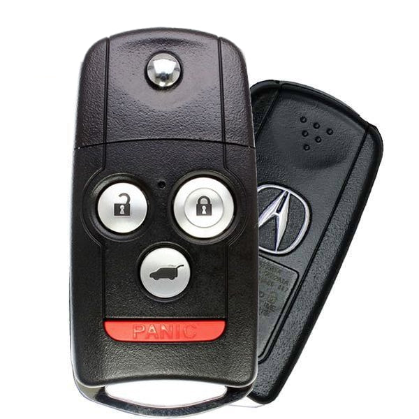2010-2014 Acura ZDX TSX / 4-Button Flip Key  / PN: 35113-SZN-A00 / MLBHLIK-1T  (Driver 1)(OEM) - UHS Hardware