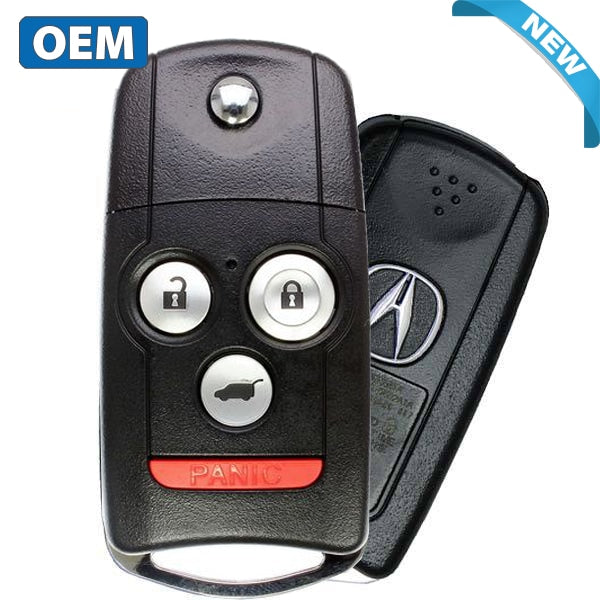 2010-2014 Acura ZDX TSX / 4-Button Flip Key / PN: 35113-SZN-A10 / MLBHLIK-1T  (Driver 2) (OEM) - UHS Hardware
