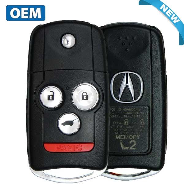 2007 - 2013 Acura MDX / 4-Button Keyless Entry Remote / PN: 35111-STX-329 / N5F0602A1A  ( Driver 2 )(OEM) - UHS Hardware