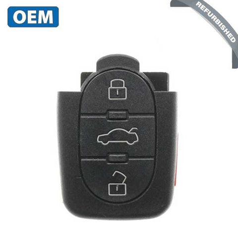 1997-2005 Audi / 4-Button Keyless Entry Remote / PN: 8Z0 837 231 P / MYT8Z0837231 / 315 Mhz (Remote Part Only) (OEM REFURB) - UHS Hardware