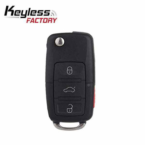 1996-2006 Ford Lincoln Mercury Mazda / 4-Button Flip Key / CWTWB1U331 (RFK-FD-H72) - UHS Hardware