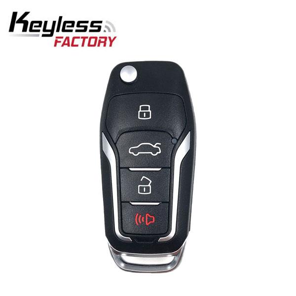 2000-2019 Mercury Lincoln Ford / 4-Button Flip Key / CWTWB1U331 (RFK-FD-H92) - UHS Hardware