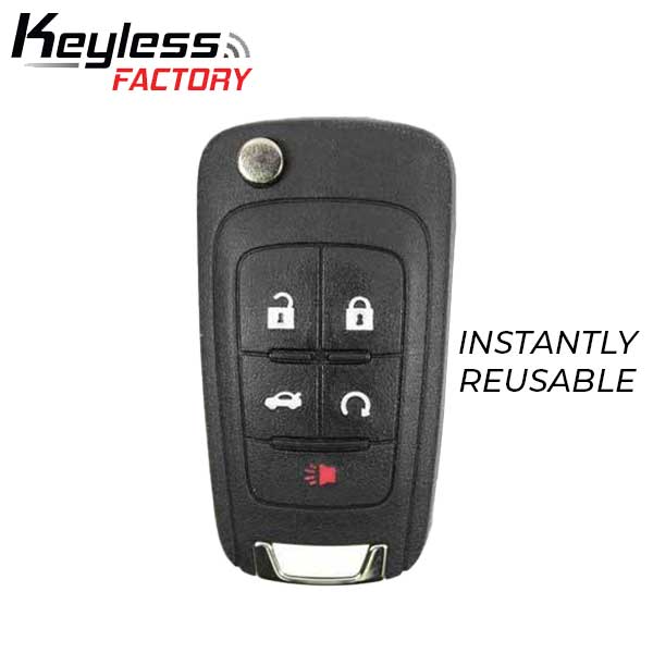 2010-2019 GM / 5-Button Reusable Flip Key / OHT01060512 (AFTERMARKET) - UHS Hardware
