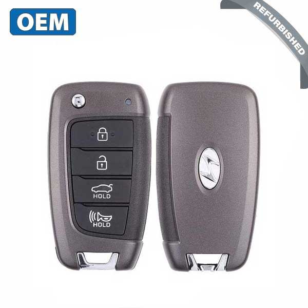 2019-2021 Hyndai Sonata / 4-Button Flip Key /  PN: 95430-L1000 / TQ8-RKE-4F40 (OEM REFURB) - UHS Hardware