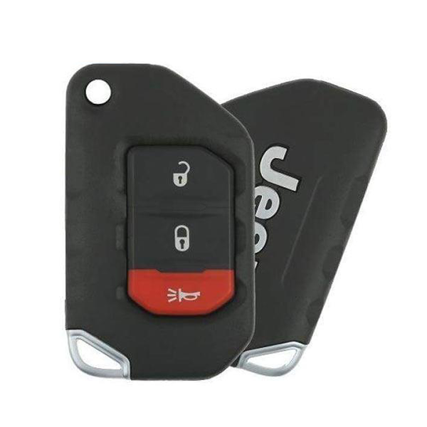 2018-2021 Jeep Wrangler / 3-Button Smart Flip Key / PN: 68416782AA / OHT1130261 / SIP22 (OEM) - UHS Hardware