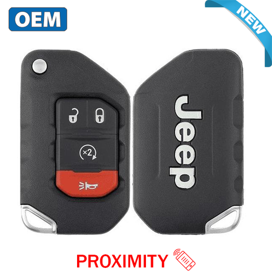 2018-2021 Jeep Wrangler / 4-Button Smart Flip Key / PN: 68416784AA / OHT1130261 / SIP22 (OEM) - UHS Hardware