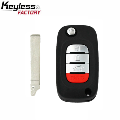 Flip Key Case For Smart Fortwo 450, Forfour 451, Roadster Coupe – Remote Housing