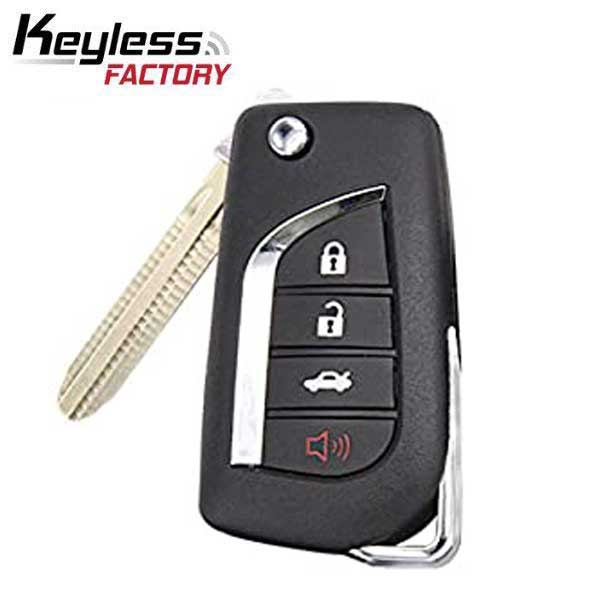 Toyota 2006 - 2012 / 4-Button Flip Key NEW STYLE / HYQ12BBY (67 Chip) (RFK-TOY-BBY-67) - UHS Hardware