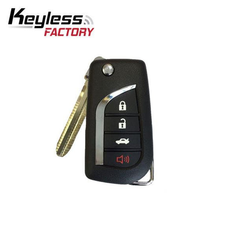 2010-2018 Toyota Subaru / 4-Button Flip Key NEW STYLE / HYQ12BBY (G Chip) (RFK-TOY-BBY-G) - UHS Hardware