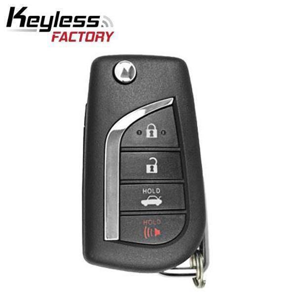 2014-2017 Toyota Camry Corolla / 4-Button Flip-Key  / HYQ12BDM (H Chip) / (RFK-TOY-BDM-H4A) - UHS Hardware