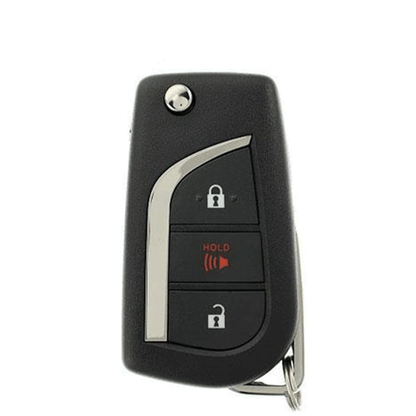 2017-2018 Toyota Corolla  / 3-Button Remote Flip Key / PN: 89070-12C20 / HYQ12BFB (H CHIP) (AFTERMARKET) - UHS Hardware
