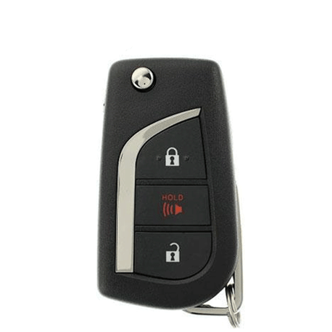 2017-2018 Toyota Corolla  / 3-Button Remote Flip Key / PN: 89070-12C20 / HYQ12BFB (H CHIP) (AFTERMARKET) - UHS Hardware