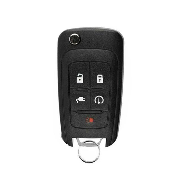 2011-2015 Chevrolet Volt / 5-Button Flip Key w/ Plug-In / PN: 22923862 / OHT05918179 / PEPS (OEM Refurb) - UHS Hardware