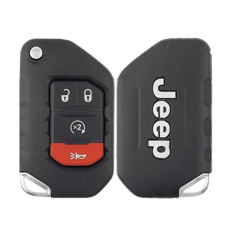 2018-2021 Jeep Wrangler / 4-Button Smart Flip Key / PN: 68416784AA / OHT1130261 / SIP22 (OEM Refurb) - UHS Hardware