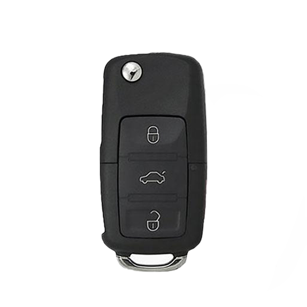 2011-2016 Volkswagen / 4-Button Flip Key / PN: 5K0837202AK / NBG010206T / HU66 / KESSY (AFTERMARKET) - UHS Hardware
