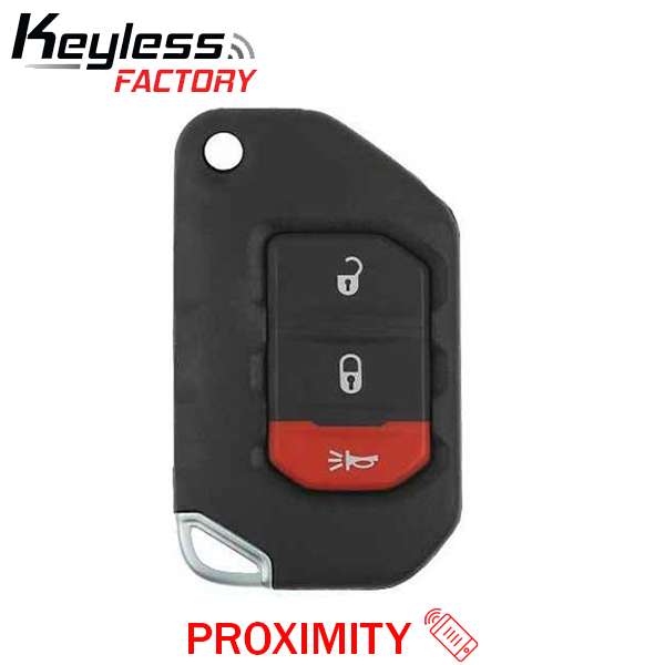 2018-2021 Jeep Wrangler Gladiator / 3-Button Smart Flip Key / PN: 68416782AA / OHT1130261 / SIP22 (AFTERMARKET) - UHS Hardware