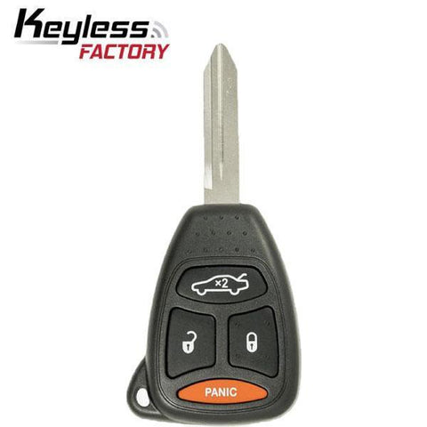 2005-2010 Chrysler Dodge Jeep / 4-Button Remote Head Key / KOBDT04A (RHK-CHY-KOB-4) - UHS Hardware