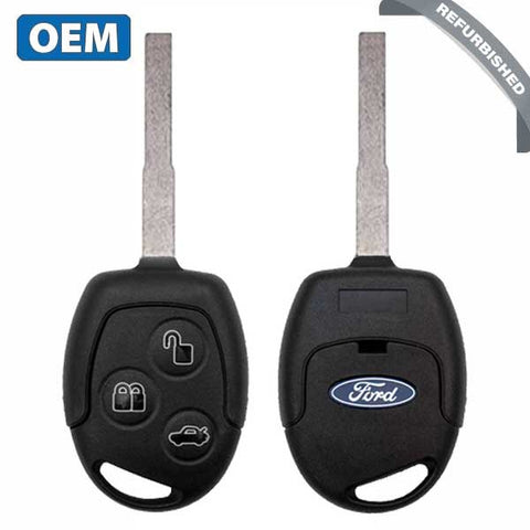 2011-2017 Ford Fiesta / 3-Button Remote Head Key / PN: 164-R8043 / KR55WK47899 / HU101 / Chip 80 Bit (OEM Refurb) - UHS Hardware