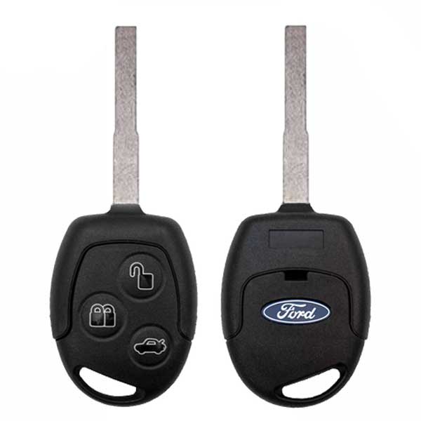 2011-2017 Ford Fiesta / 3-Button Remote Head Key / PN: 164-R8043 / KR55WK47899 / HU101 / Chip 80 Bit (OEM Refurb) - UHS Hardware