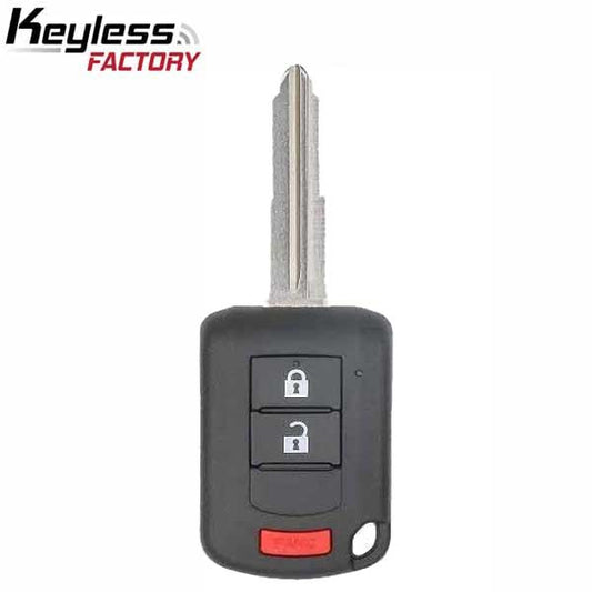 2010-2019 Mitsubishi Outlander Lancer / 3-Button Remote Head Key with Shoulder / PN: 6370B944 / OUCJ166N (AFTERMARKET) - UHS Hardware
