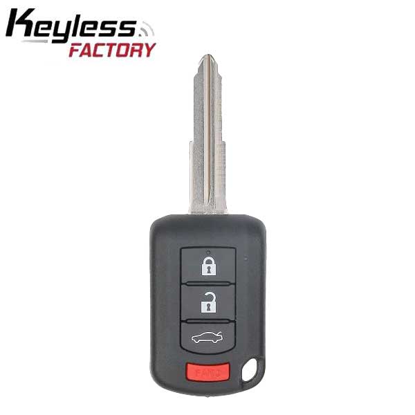 2016-2017 Mitsubishi Outlander Lancer / 4-Button Remote Head Key with Shoulder / PN: 6370B945 / OUCJ166N (AFTERMARKET) - UHS Hardware