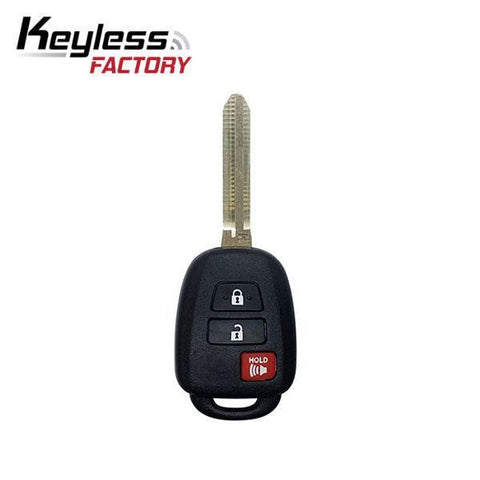 2013-2019 Toyota / 3-Button Remote Head Key / HYQ12BDM / (H CHIP) (RHK-TOY-BDM-H-3) - UHS Hardware