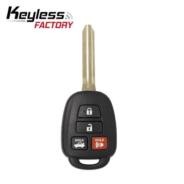 2012-2014 Toyota Camry  / 4-Button Remote Head Key / PN: 89070-06420 / HYQ12BDM (G Chip) / (RHK-TOY-BDM-G-4) - UHS Hardware