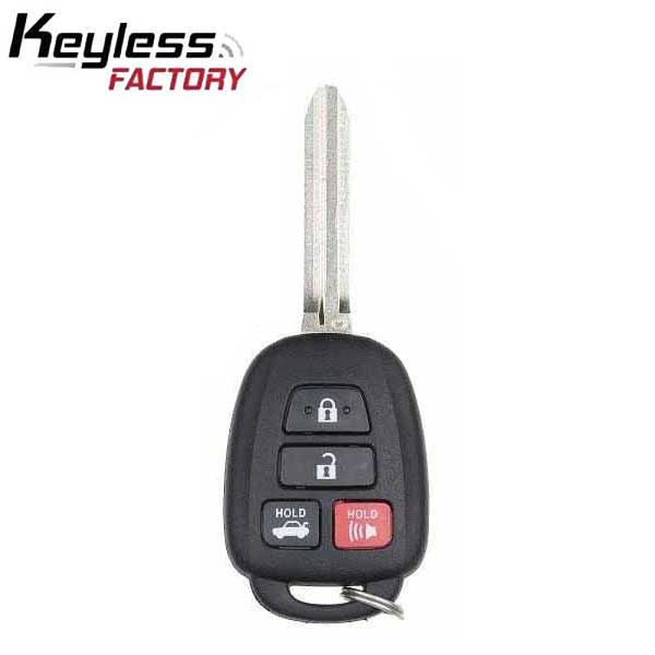 2016-2017 Scion FR-S Toyota 86 / 4-Button Remote Head Key / PN: SU003-05282 / HYQ12BEL / G Chip (RHK-TOY-FR17) - UHS Hardware