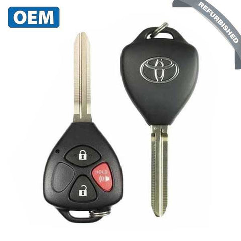 2006-2013 Toyota RAV4 Yaris  / 3-Button Remote Head Key/ PN: 89070-42660 / HYQ12BBY / BDC (OEM Refurb) - UHS Hardware