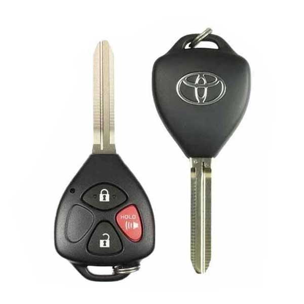 2006-2013 Toyota RAV4 Yaris  / 3-Button Remote Head Key/ PN: 89070-42660 / HYQ12BBY / BDC (OEM Refurb) - UHS Hardware