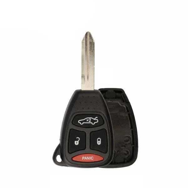 2004-2012 Chrysler / Jeep / Dodge / 4-Button Remote Head Key SHELL / Y159 / KOBDT04A (RHS-CHY-084) - UHS Hardware