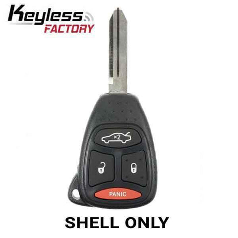 2005 - 2009  Chrysler / Dodge / Jeep / 4-Button Smart Key SHELL for KOBDT04A (RHS-CHY-1346) - UHS Hardware