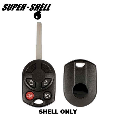 2011-2019 Ford / 4-Button HS Remote Head Key Shell / HU101