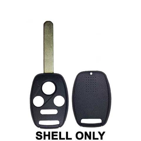 2005-2013 Honda / 4-Button Remote Head Key SHELL / HO01 / OUCG8D-380H-A, MLBHLIK-1T, KR55WK49308, N5F-S0084A (AFTERMARKET) - UHS Hardware