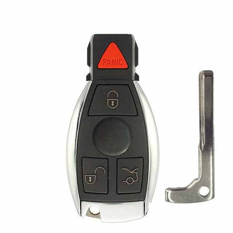1997-2014 Mercedes Benz  4-Button Smart Key SHELLfor  IYZ-3312 - UHS Hardware