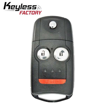 2007-2013 Acura RDX MDX / 3-Button Flip Key / PN: 35111-STX-327 / N5F0602A1A (RK-AC-RM3) - UHS Hardware
