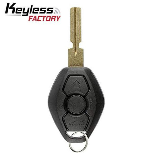 2000-2003 BMW 5 6 7 Z3 Series / 3-Button Remote Head Key / LX8FZV / 4 Track EWS (RK-BMW-EWS2) - UHS Hardware