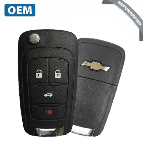 Chevrolet 2014-2016 / 4-Button Remote Flip-Key / PN: 13586489 / KR55WK50073 (OEM) - UHS Hardware