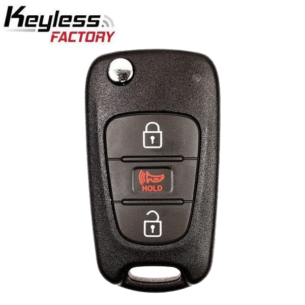 2012-2013 Kia Rio / 3-Button Flip Key / PN: 95430-1W020 / TQ8-RKE-3F02 (AFTERMARKET) - UHS Hardware