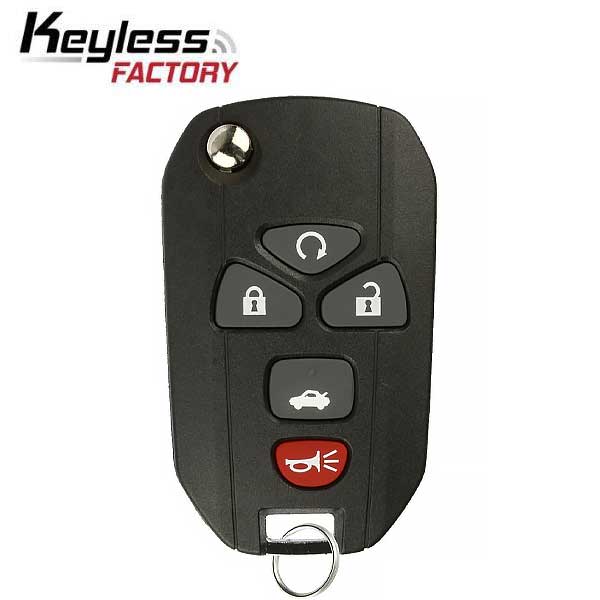 2004-2012  GM / 5-Button Flip Key / PN: 3521A-T04A  / KOBGT04A (RK-G-524-FLIP) - UHS Hardware