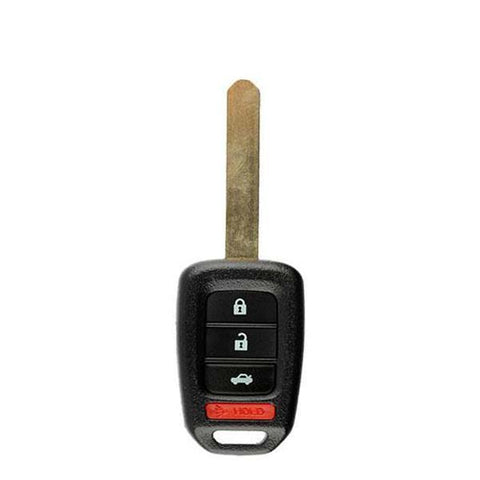 2016-2020 Honda Accord Civic / 4-Button Remote Head Key / MLBHLIK6-1TA (G Chip) (RK-HON-1TA-4) - UHS Hardware