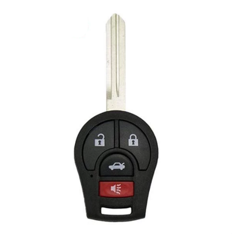 2003-2019 Nissan / 4-Button Remote Head Key / PN: H0561-3AA0B / CWTWB1U751 / (RK-NIS-752) - UHS Hardware