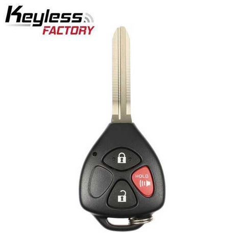 2008-2013 Toyota / 3-Button Remote Head Key / PN: 89070-0T030 / GQ4-29T / (4D67) (RK-TOY-29T-67-3B) - UHS Hardware
