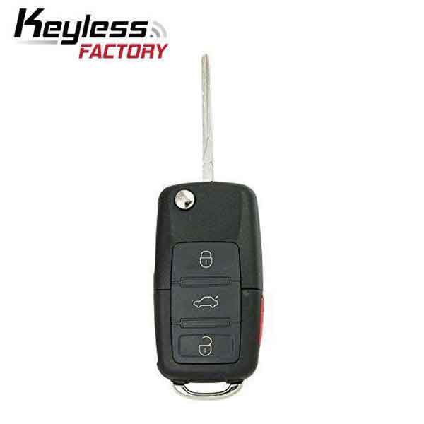 1998-2002 Volkswagen / 4-Button Flip-Key / 1J0959753T / (RK-VW-753T) - UHS Hardware