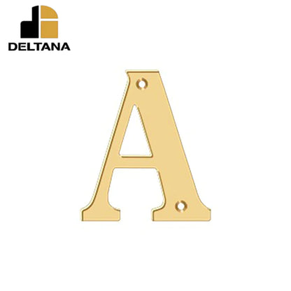 Deltana - 4" Residential Letter A - Optional Finish