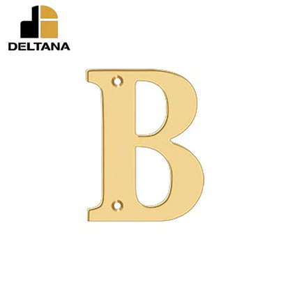Deltana - 4" Residential Letter B - Optional Finish