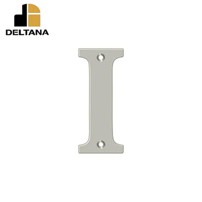 Deltana - 4" Residential Letter I - Optional Finish