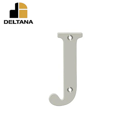 Deltana - 4" Residential Letter J - Optional Finish