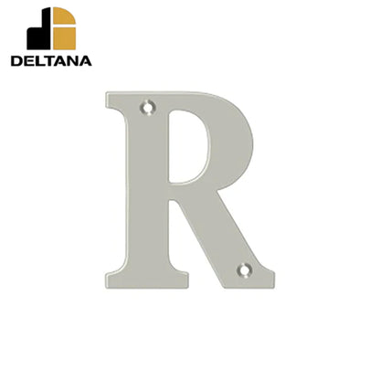 Deltana - 4" Residential Letter R - Optional Finish