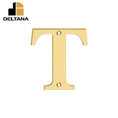 Deltana - 4" Residential Letter T - Optional Finish